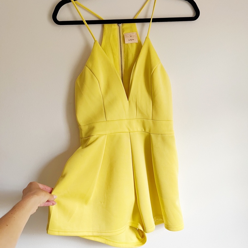 Yellow Romper from LF Stores
